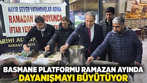 Basmane Platformu Ramazan Ayında Dayanışmayı Büyütüyor