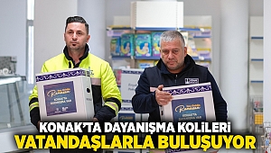 ​Konak’ta dayanışma kolileri vatandaşlarla buluşuyor