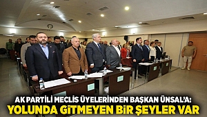 AK Partili Meclis Üyelerinden Başkan Ünsal’a: YOLUNDA GİTMEYEN BİR ŞEYLER VAR
