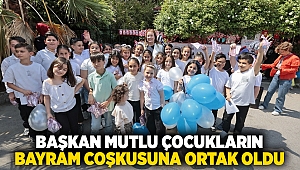 Başkan Mutlu çocukların bayram coşkusuna ortak oldu