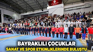 Bayraklılı çocuklar sanat ve spor etkinliklerinde buluştu