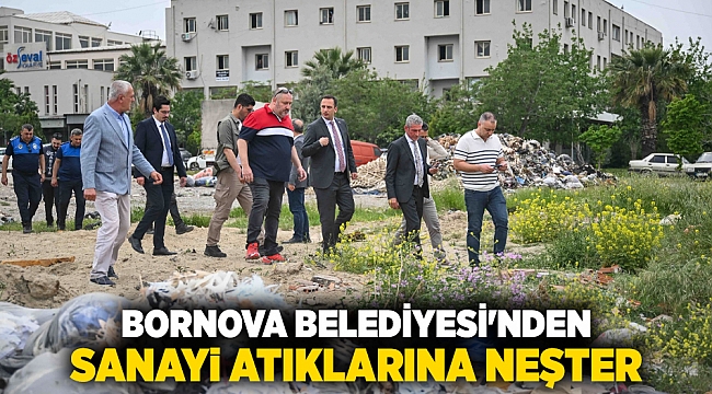 Bornova Belediyesi'nden Sanayi Atıklarına Neşter