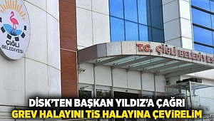 DİSK’ten Başkan Yıldız’a çağrı: Grev halayını TİS halayına çevirelim