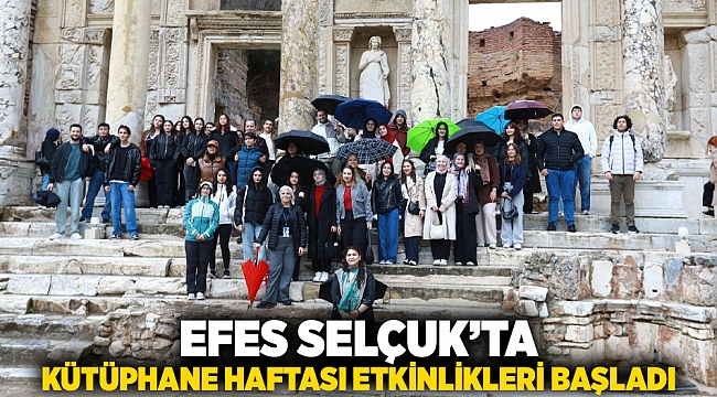Efes Selçuk’ta kütüphane haftası etkinlikleri başladı