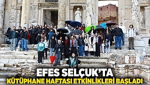 Efes Selçuk’ta kütüphane haftası etkinlikleri başladı