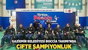Gaziemir Belediyesi Boccia Takımı’ndan çifte şampiyonluk