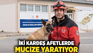 İki kardeş afetlerde mucize yaratıyor