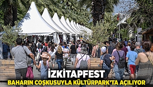 İZKİTAPFEST, baharın coşkusuyla Kültürpark’ta açılıyor