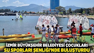 İzmir Büyükşehir Belediyesi çocukları Su Sporları Şenliği’nde buluşturdu