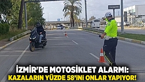 İzmir'de motosiklet alarmı: Kazaların yüzde 58’ini onlar yapıyor!