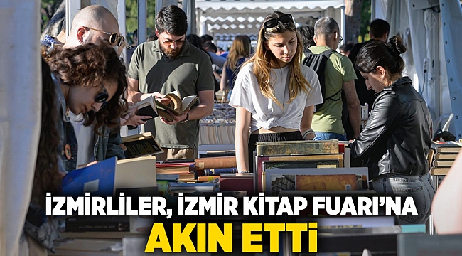 İzmirliler İzmir Kitap Fuarı’na akın etti