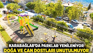 Karabağlar’da Parklar Yenileniyor, Doğa ve Can Dostları Unutulmuyor
