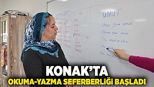 Konak’ta okuma-yazma seferberliği başladı
