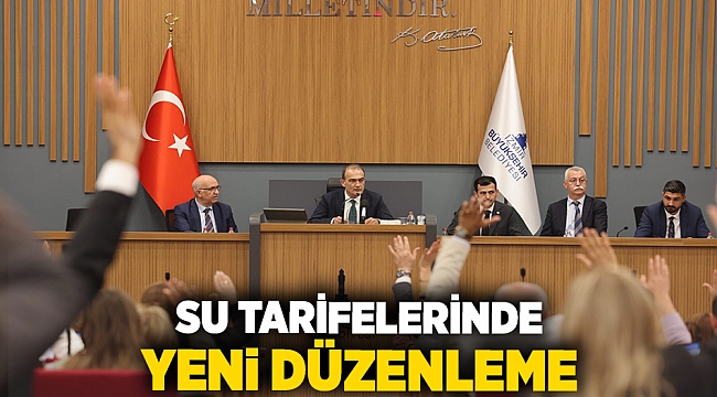 Su tarifelerinde yeni düzenleme