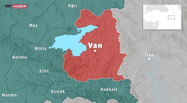 Van'da 4 büyüklüğünde deprem