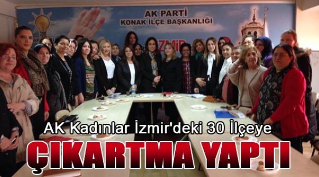 AK Kadınlar 30 ilçeye çıkartma yaptı