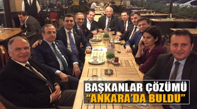 AK Parti'li Başkanlar Çözümü Ankara'da Buldu