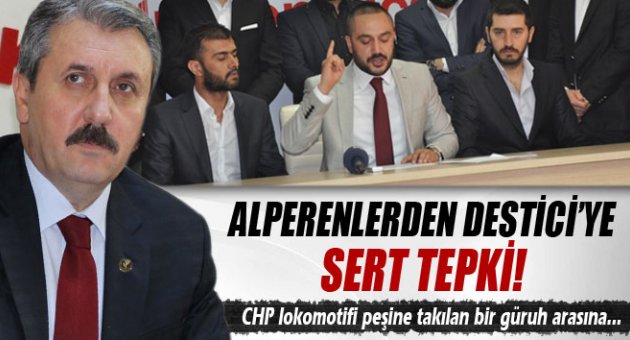 Alperenlerden Mustafa Destici’ye sert tepki