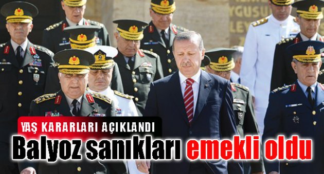 Balyoz sanıkları emekli oldu