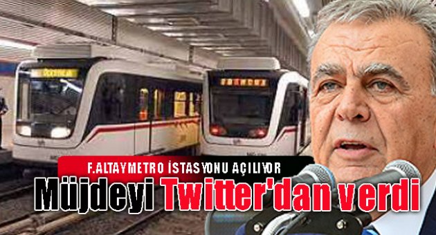 Başkan müjdeyi Twitter'dan verdi