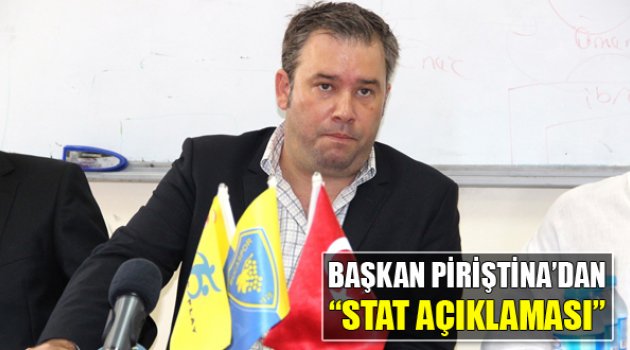 Başkan'dan Stat Açıklaması