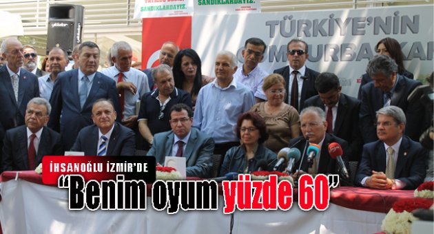 “Benim oyum yüzde 60”