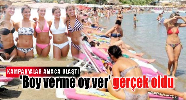 'Boy verme oy ver' gerçek oldu