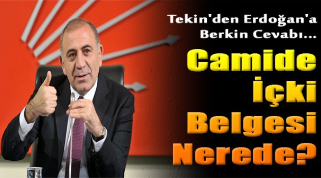 CHP'den Erdoğan'a Berkin cevabı: Nerede Kabataş ve camide içkinin belgesi?