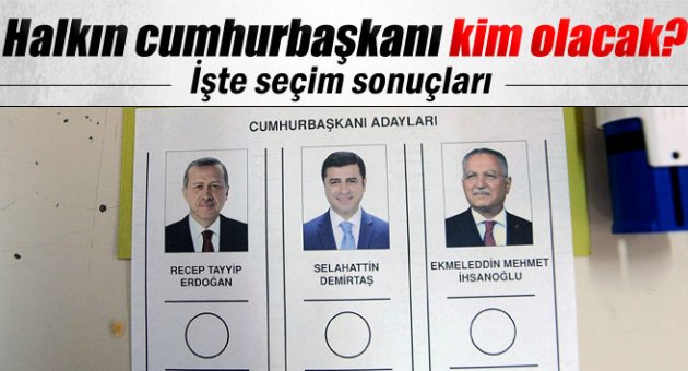 Cumhurbaşkanlığı seçimlerinde ilk sonuçlar