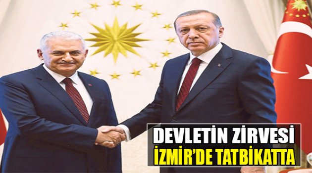 Devletin Zirvesi İzmir'de Tatbikatta