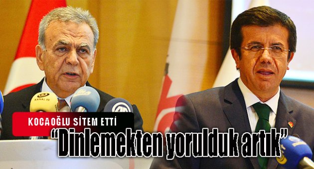 “Dinlemekten yorulduk artık”