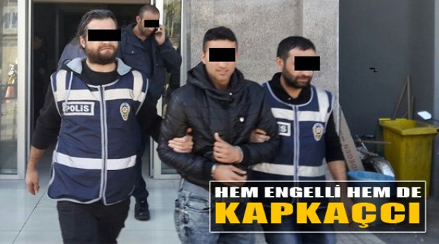 Engelli Kapkaçcı Yakalandı