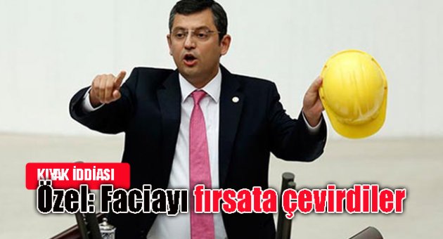 "Faciayı fırsata çevirdiler" iddiası