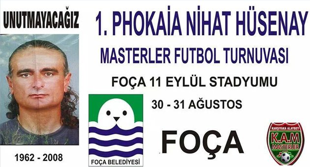 Foça’da Masterler Futbol Turnuvası