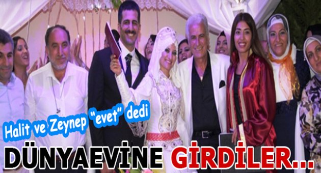 Halit ve Zeynep 'evet' dedi