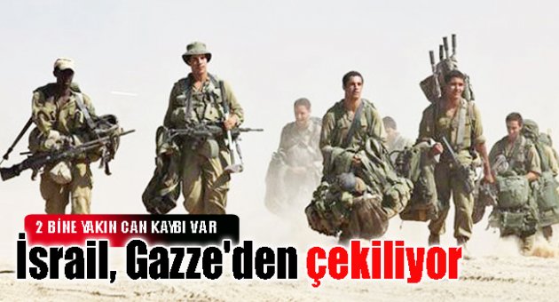 İsrail, Gazze'den çekiliyor