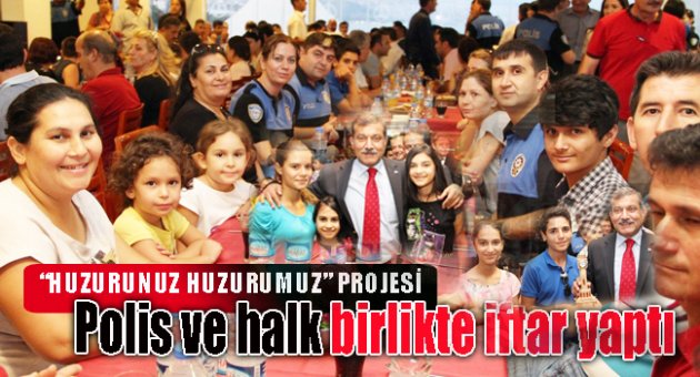 İzmir polisinden halka iftar