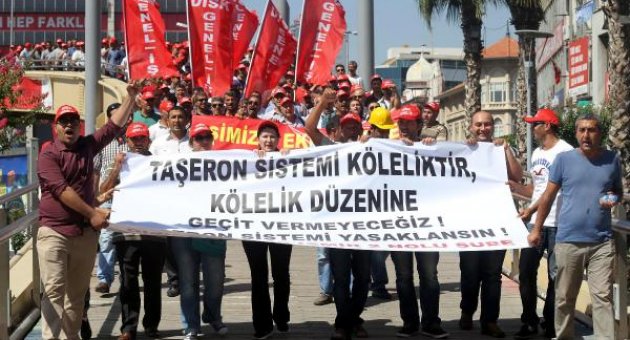 İzmir'de ihaleyi taşerona verdiler...