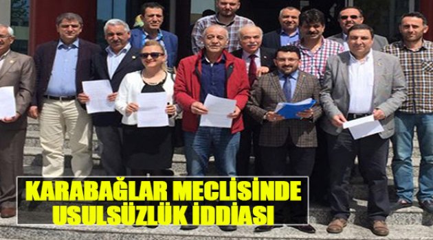 "Karabağlar Meclisi'nde Usülsüzlük İddiası"