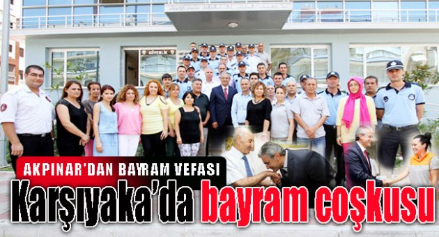 Karşıyaka'da bayram coşkusu