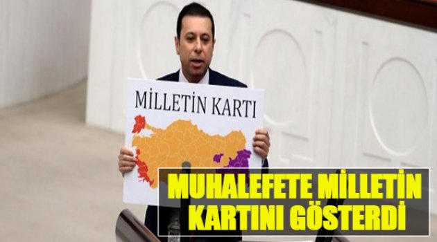 Kaya Muhalefete Milletin Kartını Gösterdi