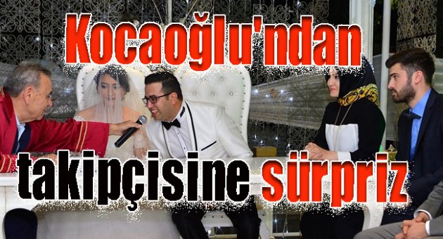 Kocaoğlu'ndan takipçisine sürpriz