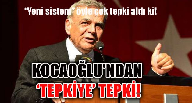 KOCAOĞLU'NDAN ''YENİ ULAŞIM SİSTEMİ'' ELEŞTİRİLERİNE TEPKİ!