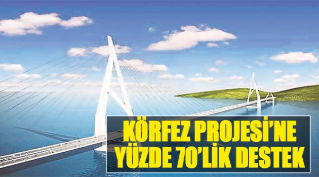 Körfez Projesi’ne Yüzde 70’lik Destek