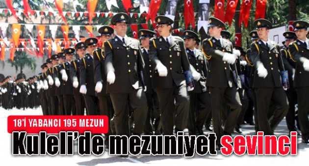 Kuleli'de mezuniyet sevinci