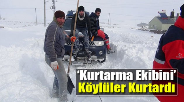 Kurtarma Ekibini Köylüler Kurtardı!