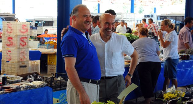 Levent Gök'ten Soyer'e tebrik ziyareti