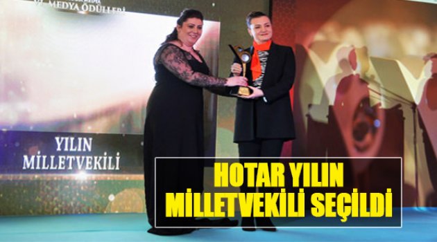 Nükhet Hotar, "Yılın Milletvekili" Seçildi