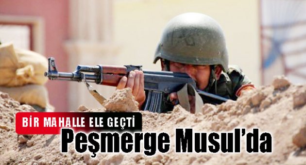 Peşmerge, Musul'un bir mahallesini ele geçirdi