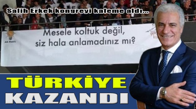 Salih Erkek Yazdı...